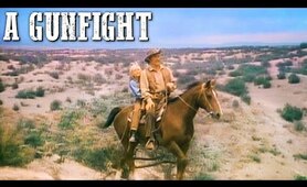 A Gunfight | JOHNNY CASH & KIRK DOUGLAS | Western Movie | Cowboy Film | Wild West