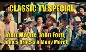THE WESTERN 1958 Rare Live TV John Wayne, James Arness, Gene Autry, Gary Cooper, James Garner & more