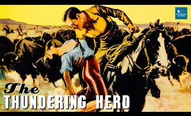 The Thundering Herd (1933) | Western Film | Buffalo Stampede | Randolph Scott, Judith Allen
